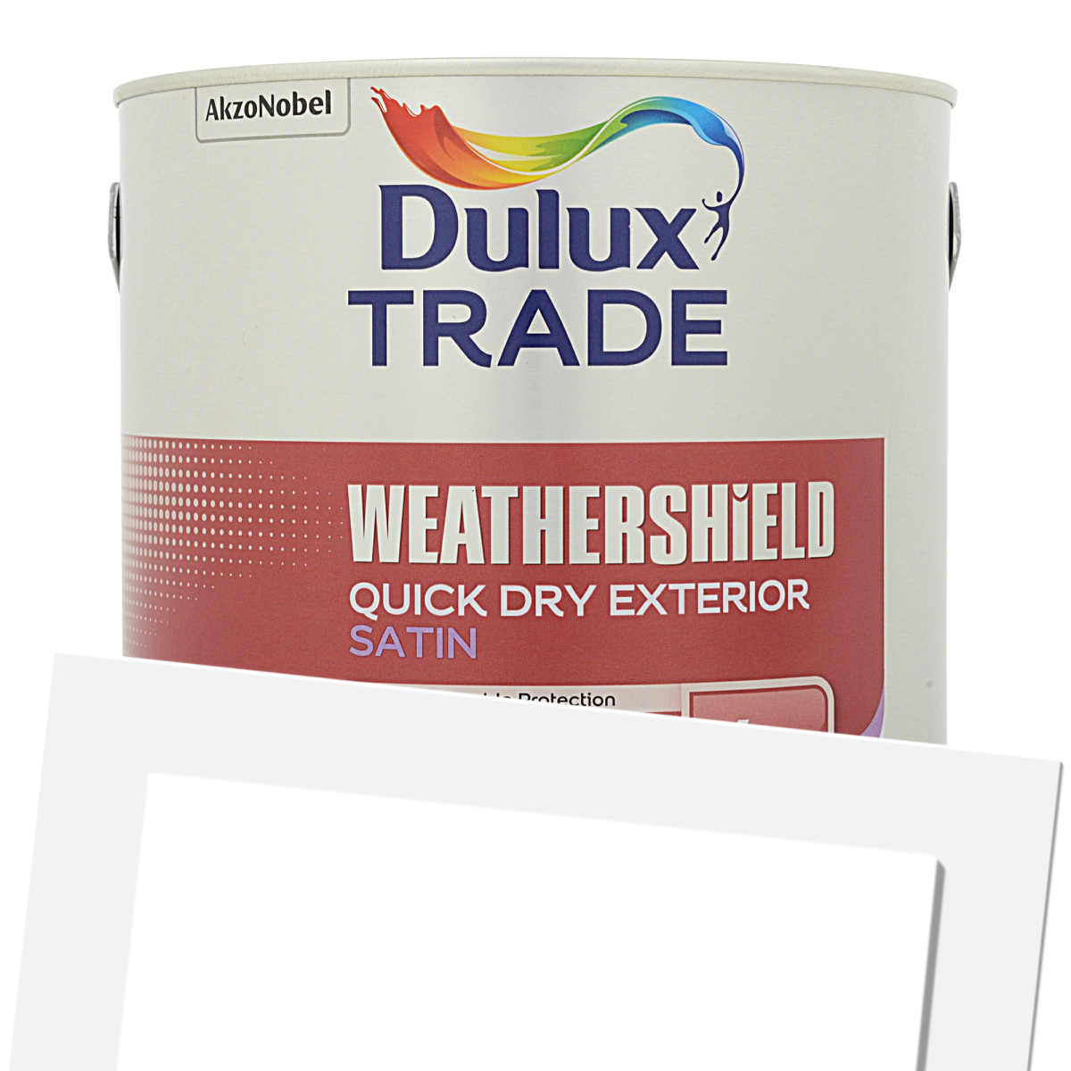Dulux Trade Weathershield Exterior Quick Drying Satin 2.5L (PNG)
