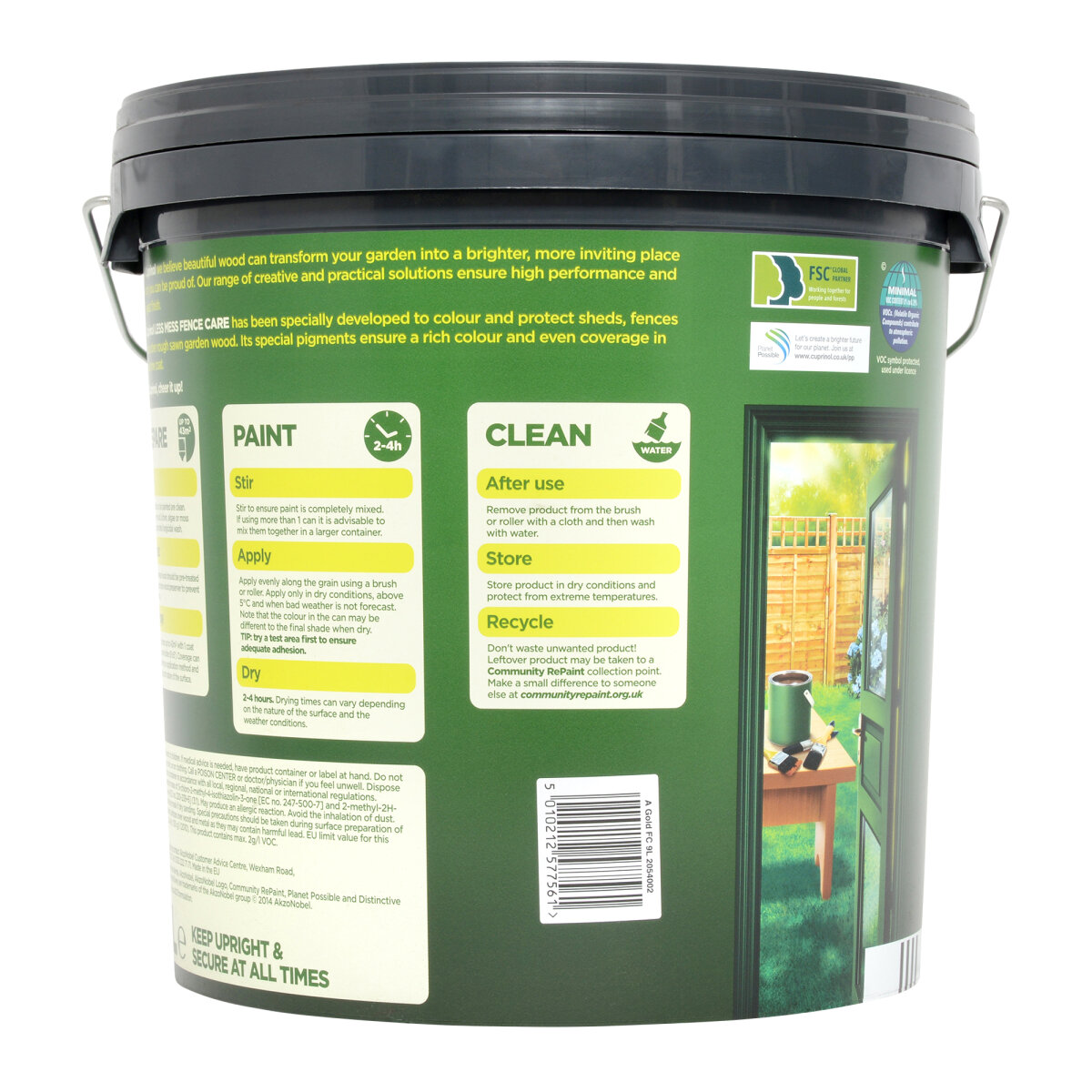 Cuprinol Less Mess Fence Care 9L (PNG)