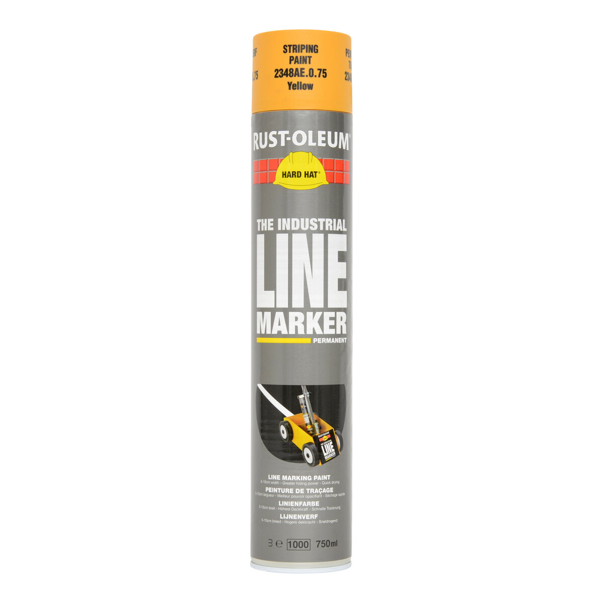 Rust-Oleum 2300 Hard Hat Line Marking Spray Yellow