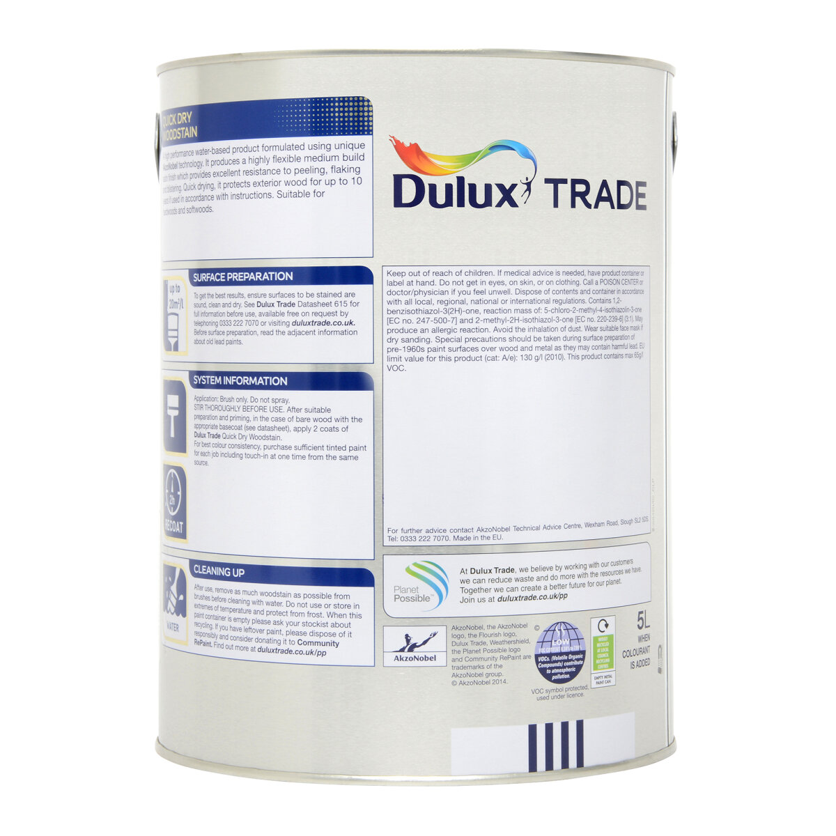 Dulux Trade Quick Dry Woodstain 5L