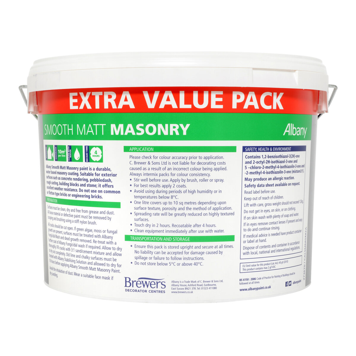 Albany Smooth Masonry Magnolia (Ready Mixed)