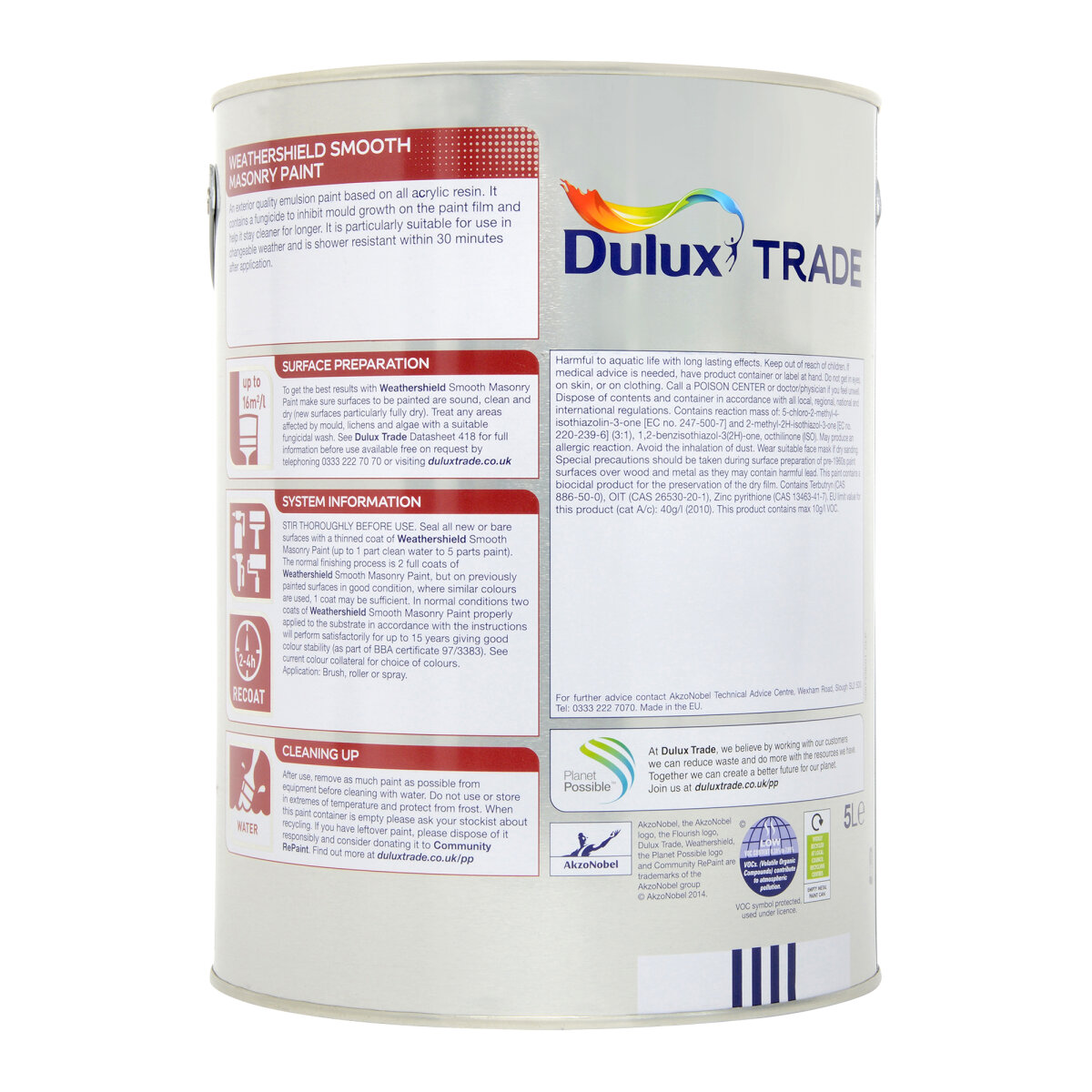 Dulux Trade Weathershield Smooth Gardenia (Ready Mixed) 5L