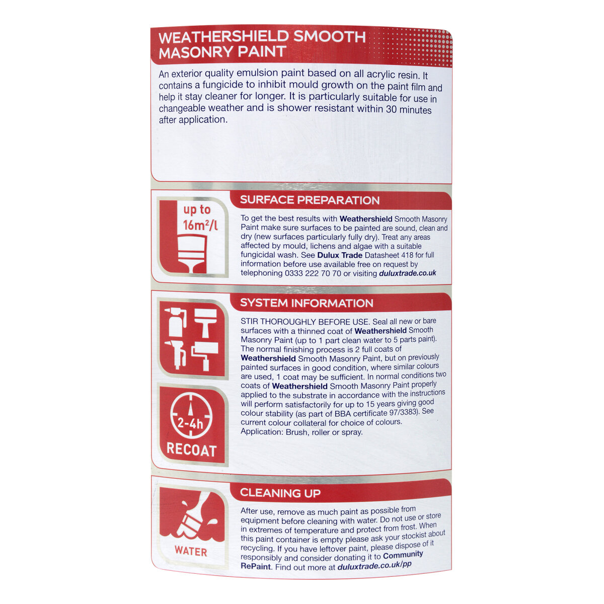 Dulux Trade Weathershield Smooth Black (Ready Mixed) 5L