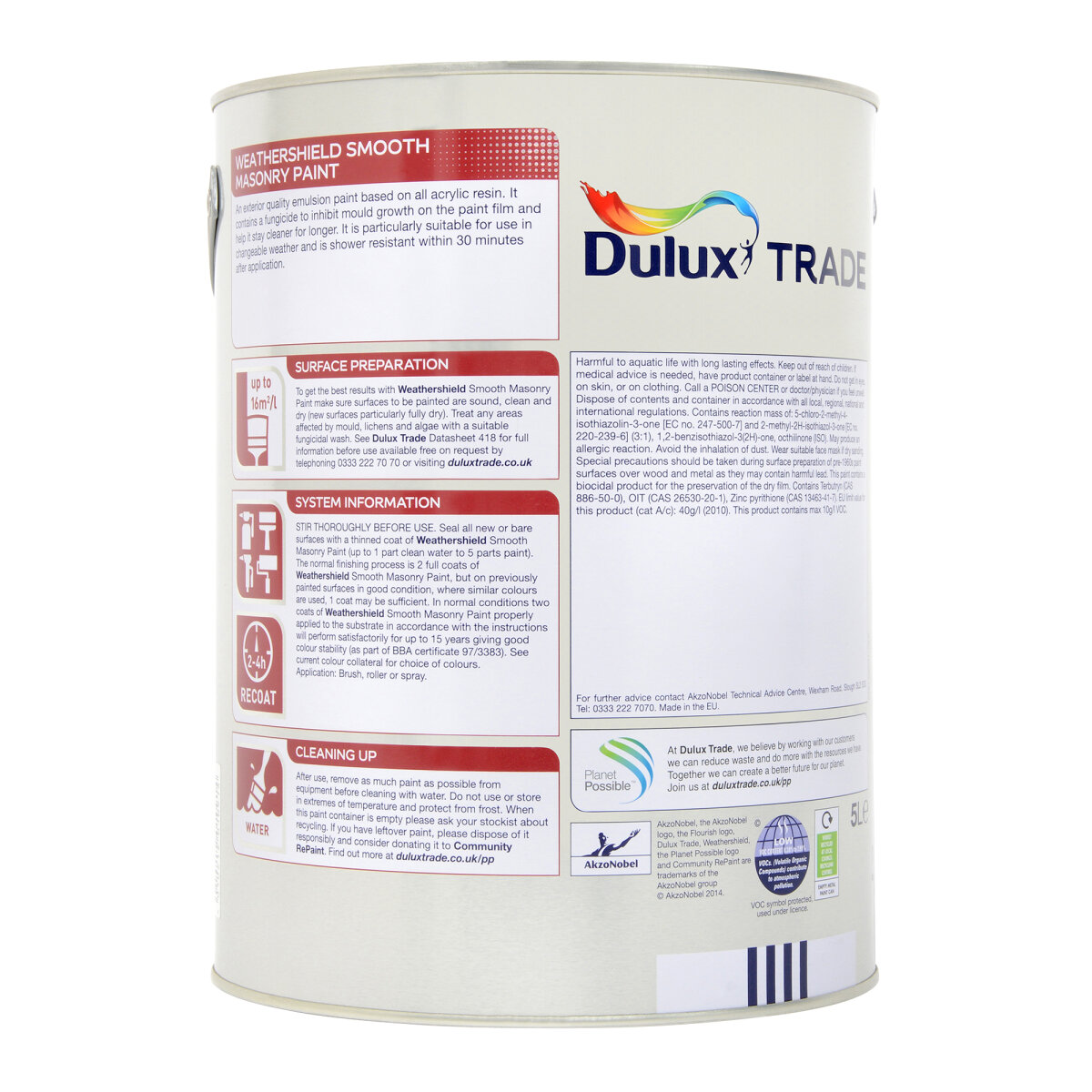 Dulux Trade Weathershield Smooth Sandstone (Ready Mixed) 5L