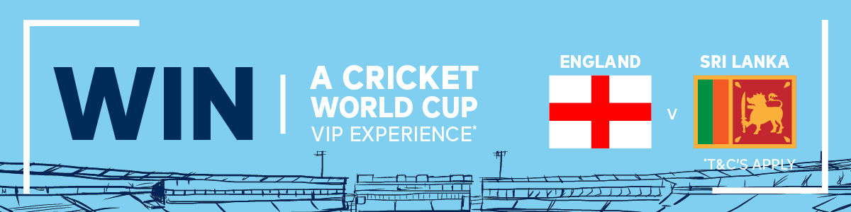 Be At The Cricket World Cup!