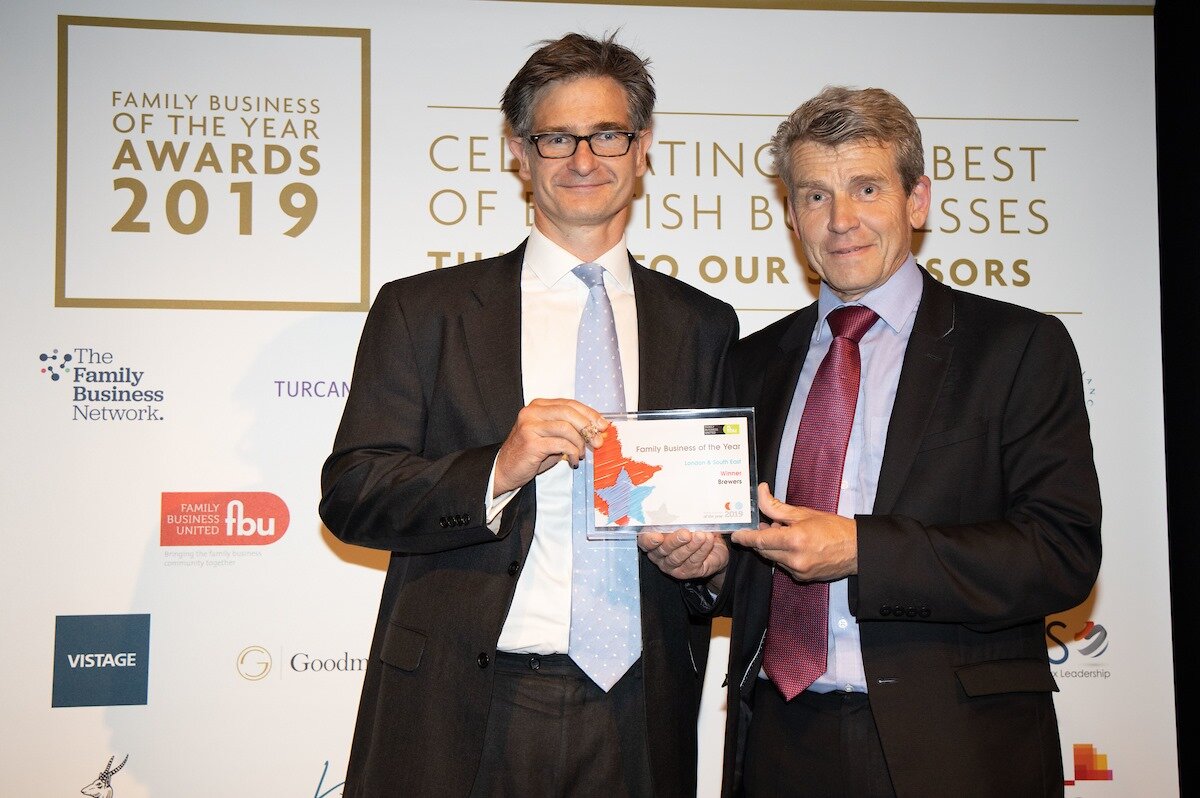 Brewers Decorator Centres win London & South East Family Business of the Year 2019
