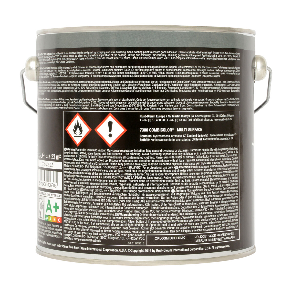 CombiColor Multi-Surface Gloss Black 2.5L