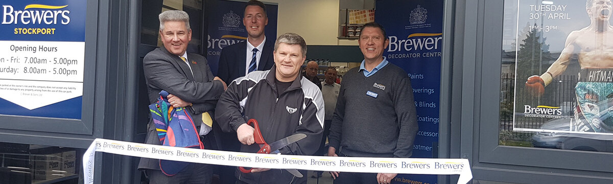 Ricky Hatton Opens Brewers Stockport 