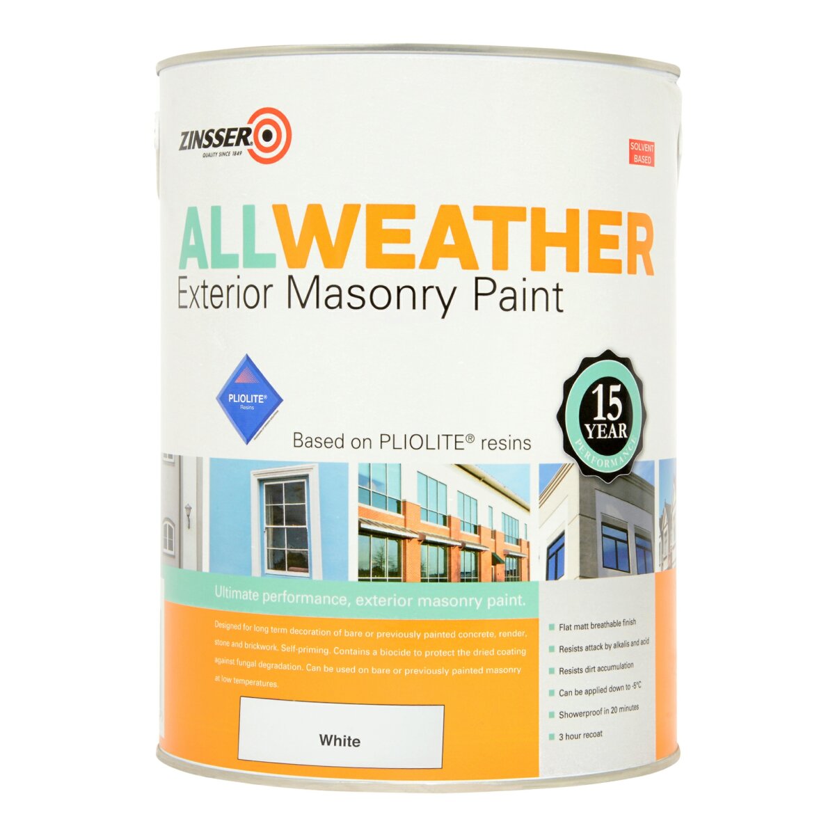 Zinsser All Weather Exterior Masonry White 5L
