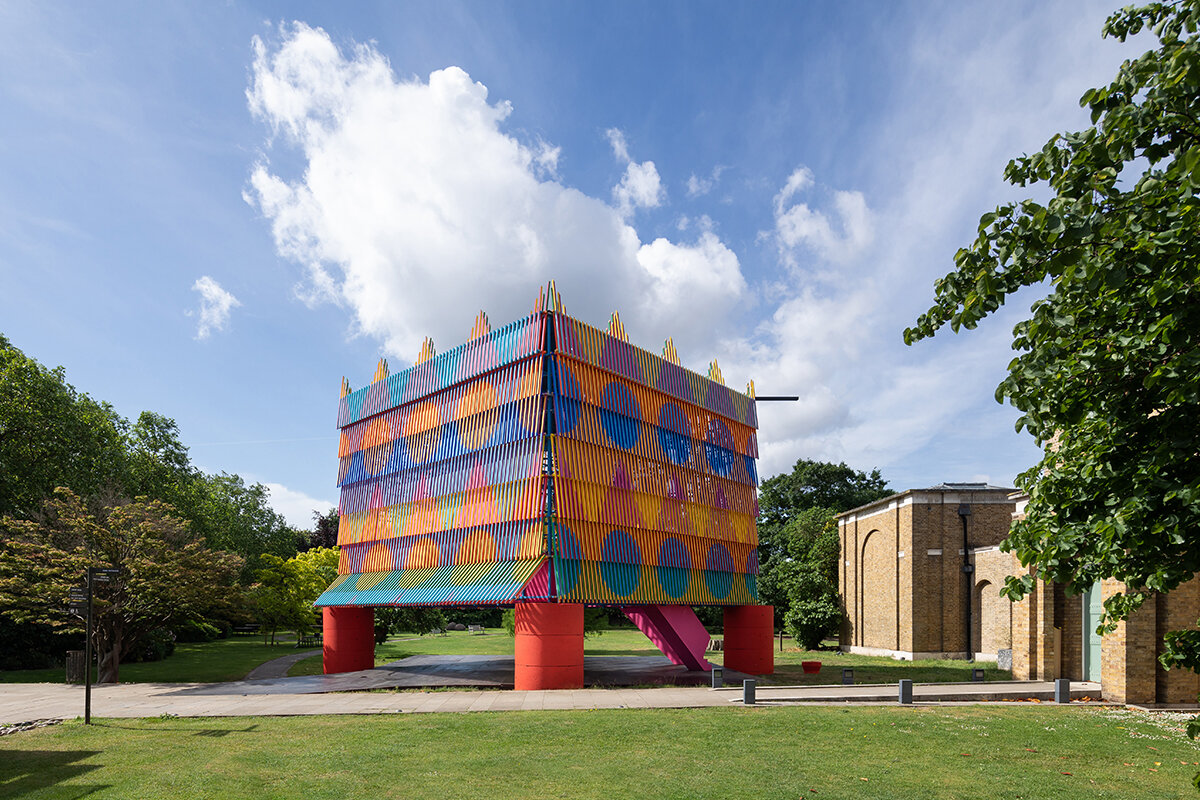 The Colour Palace at the Dulwich Picture Gallery | bespoke Mylands colour palette
