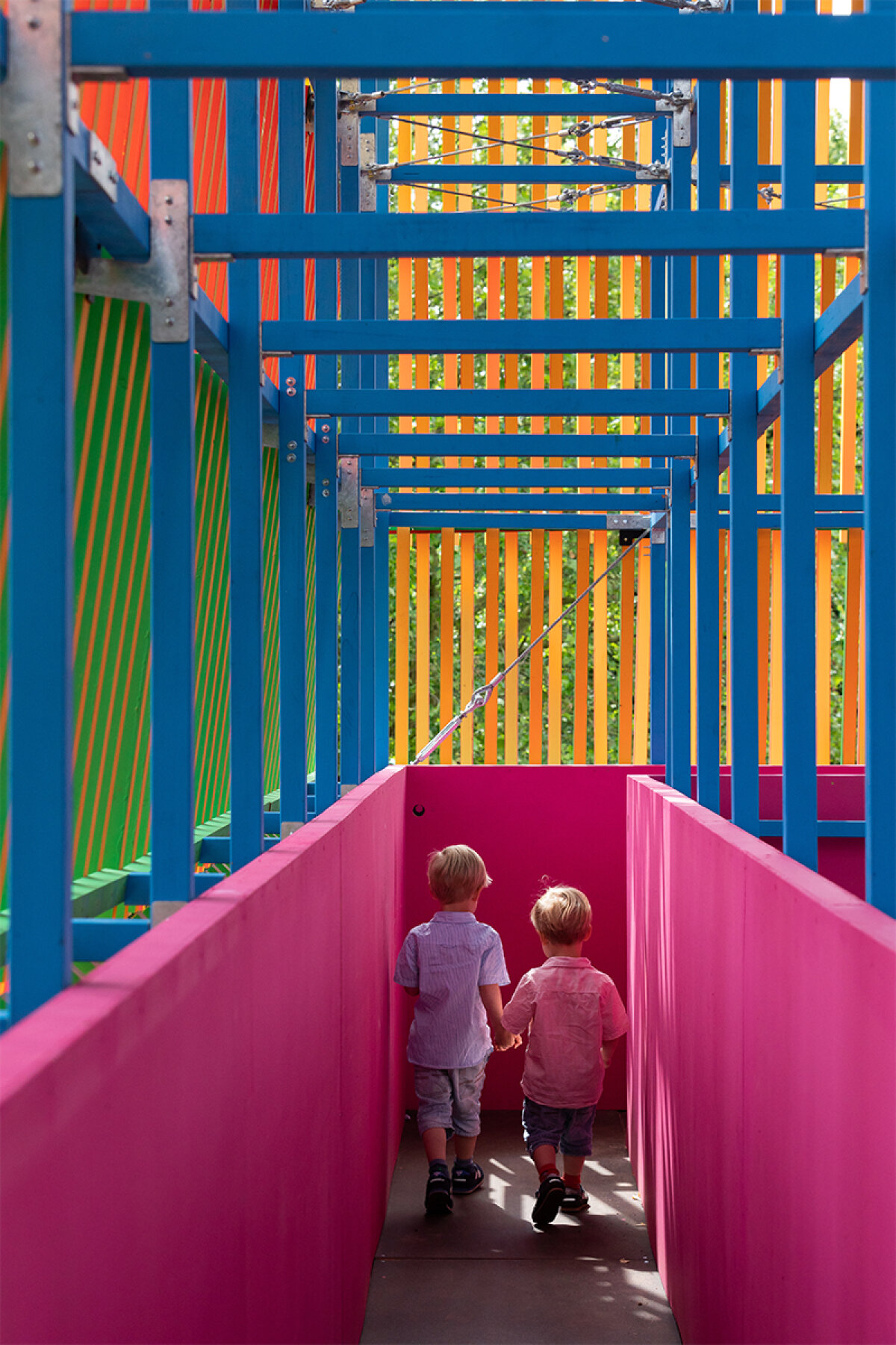 The Colour Palace at the Dulwich Picture Gallery | bespoke Mylands colour palette