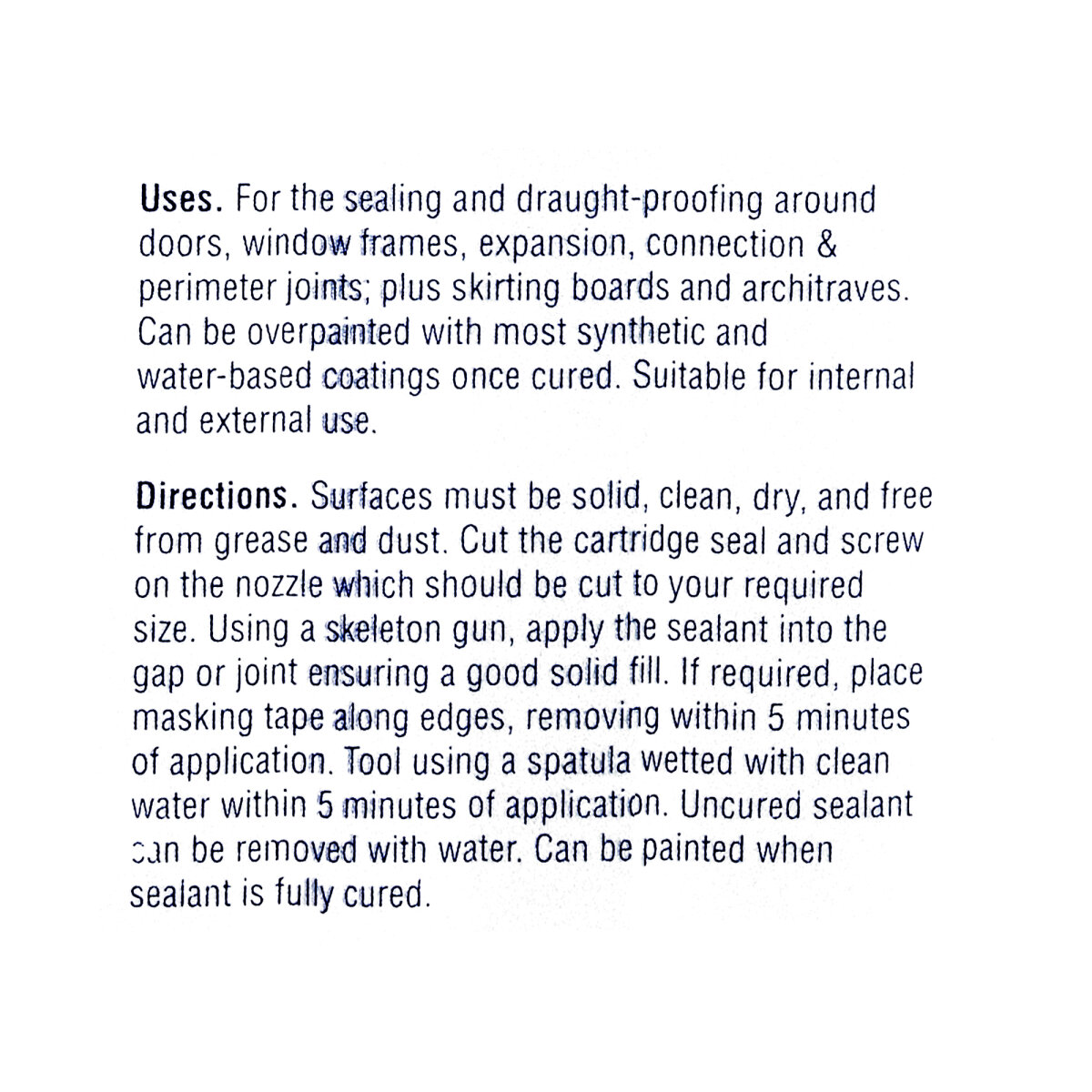 Brewers Premium Paintable Frame & Glazing Sealant White 290ml
