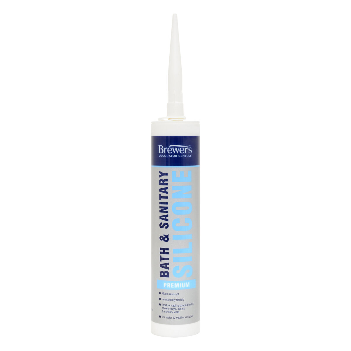 Brewers Premium Bath & Sanitary Silicone White 310ml