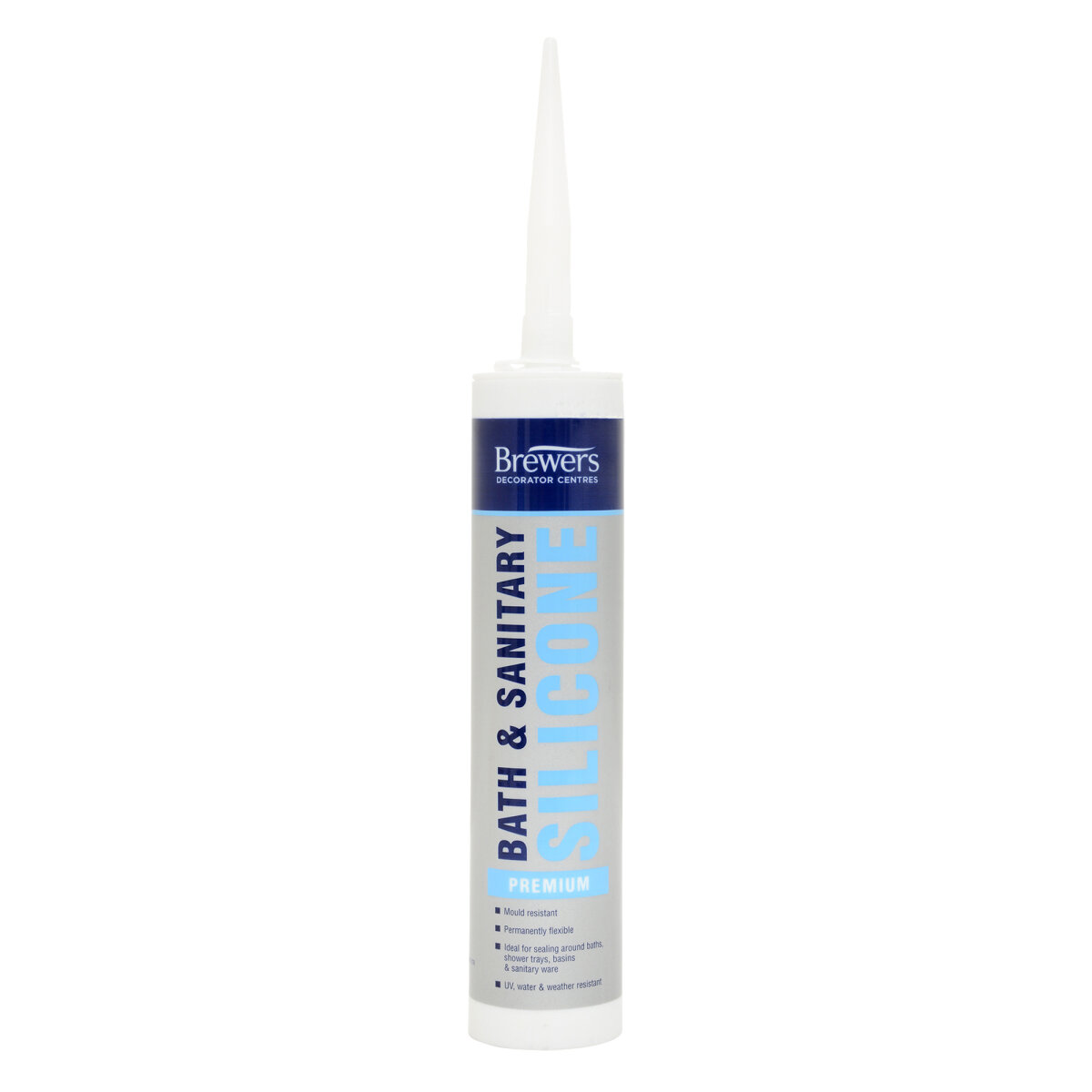 Brewers Premium Bath & Sanitary Silicone Clear 310ml