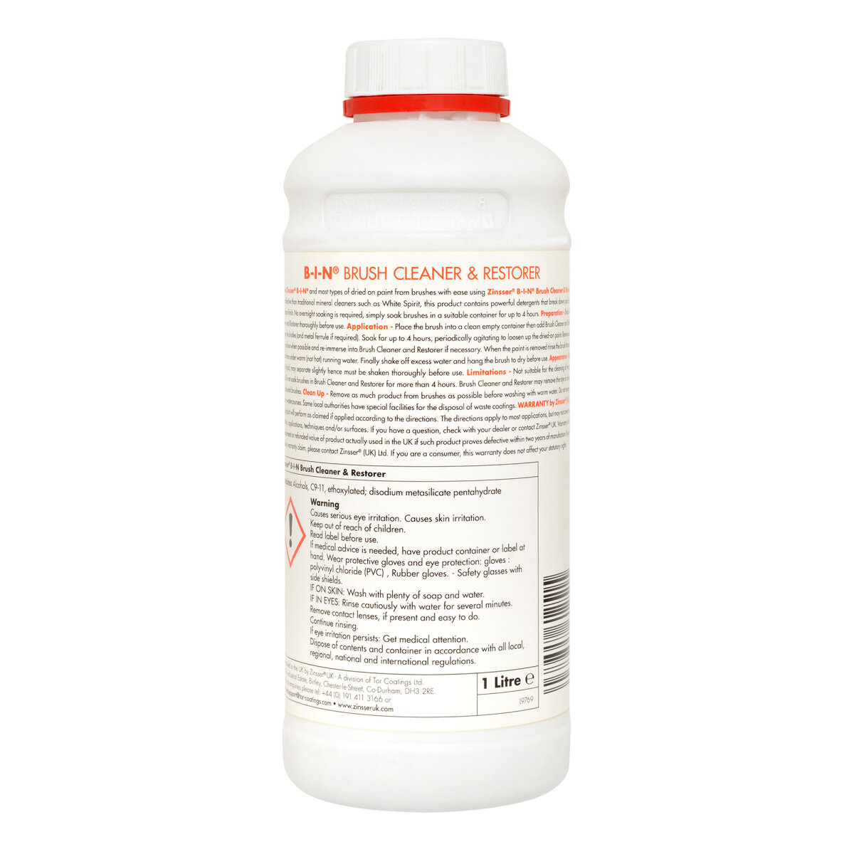 Zinsser B-I-N® Brush Cleaner and Restorer 1L