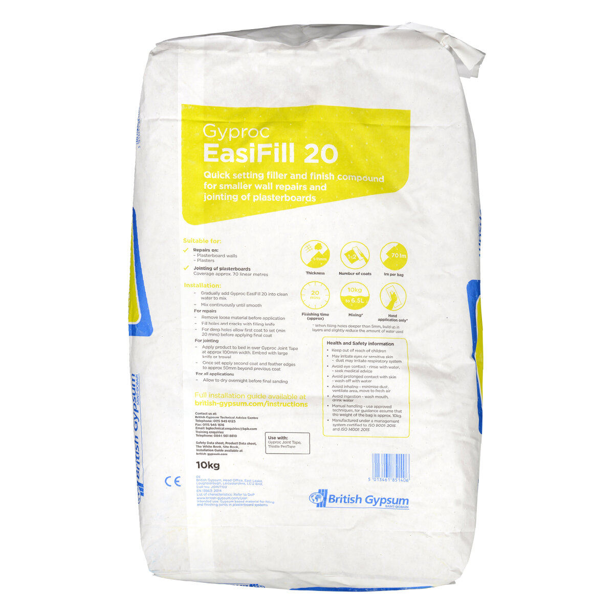 Gyproc Easi-Fill 20 10KG