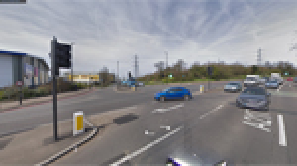Heading Southbound on Oldfields Rd (A217) Turn right onto Kimpton park way.