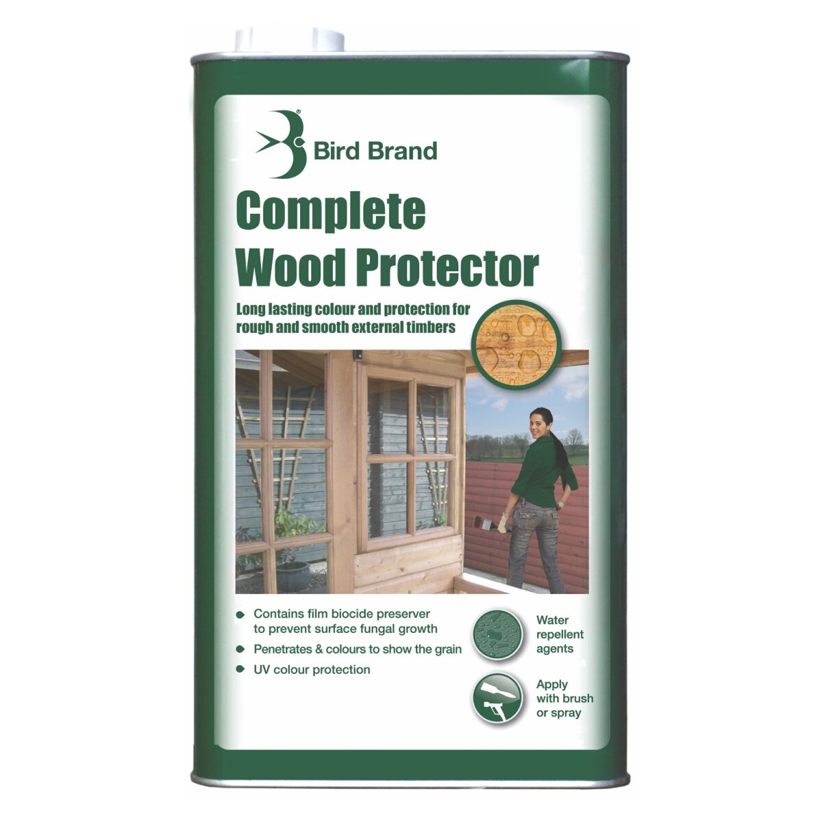 Bird Brand Complete Wood Protector Clear 5L