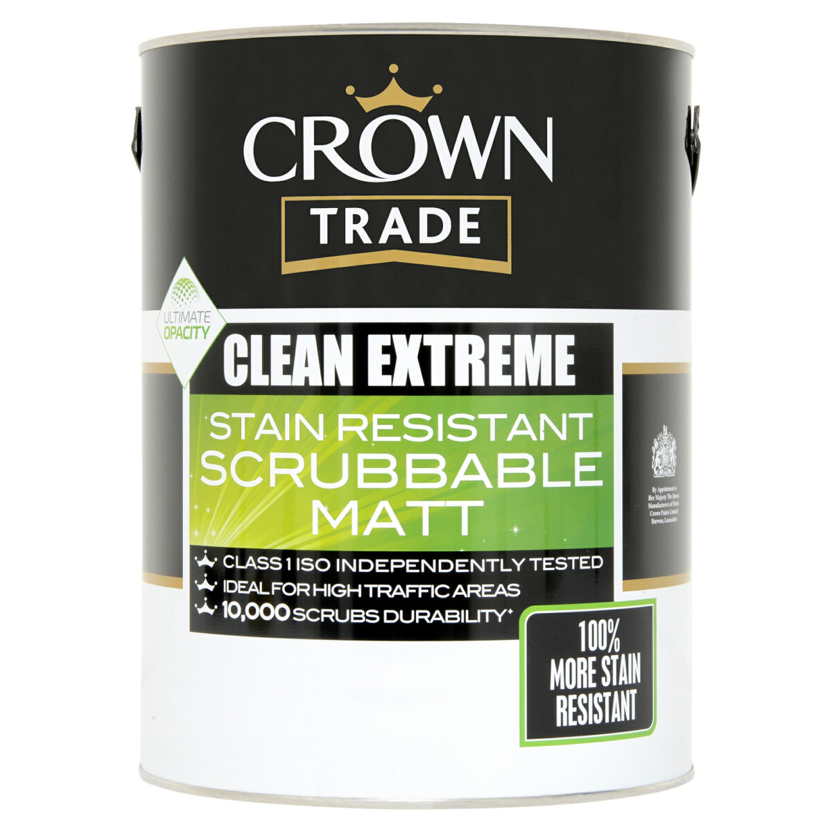 Crown Trade Clean Extreme Scrubbable Matt Magnolia 5L
