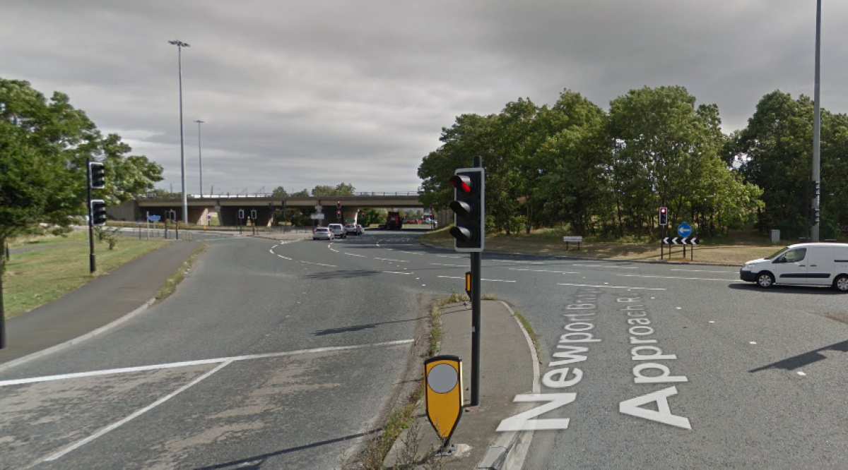 Travelling East from the Newport Bridge, take the second exit to Newport Road