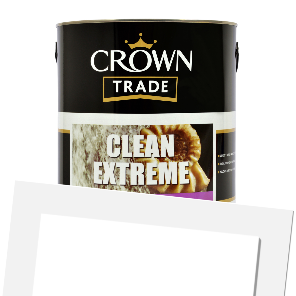 Crown Trade Clean Extreme Durable Acrylic Eggshell Spectrum 5L (PNG)