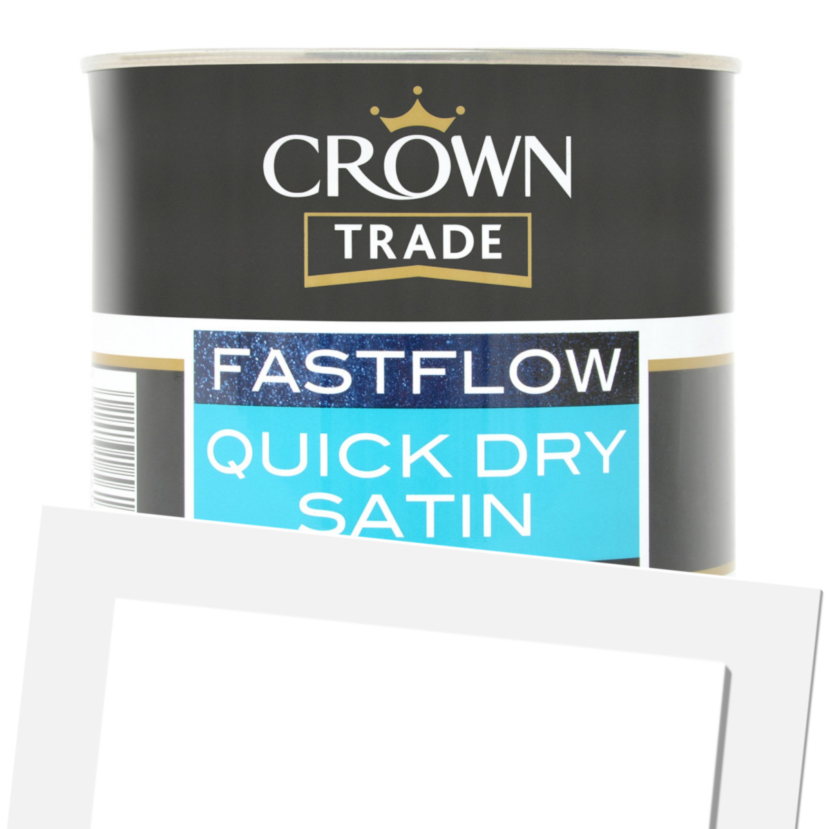 Crown Trade Fastflow Quick Dry Satin Spectrum 1L (PNG)