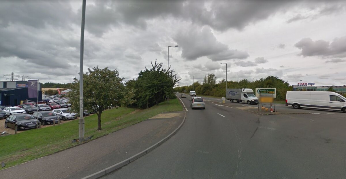 At the roundabout, take the 2nd exit and stay on the A428