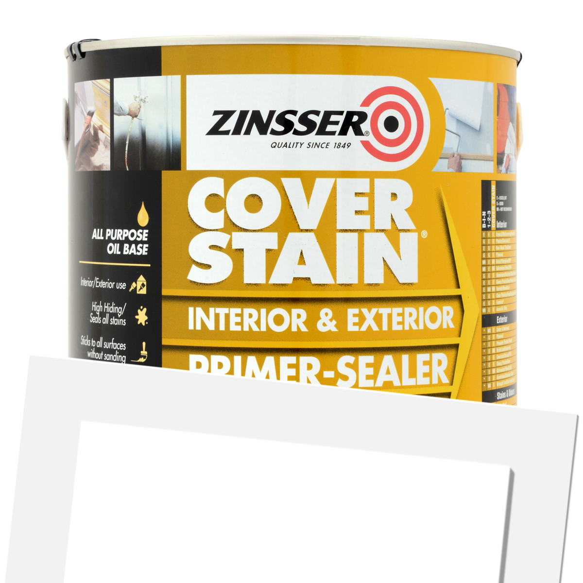 Zinsser Cover Stain Primer Sealer (Tinted) 2.5L