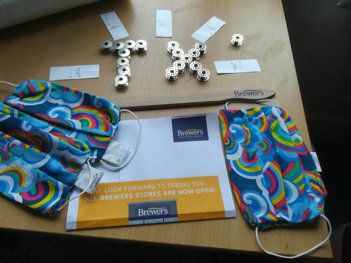 Brewers paint stirrers gratefully received from The Love of Scrubs Birmingham