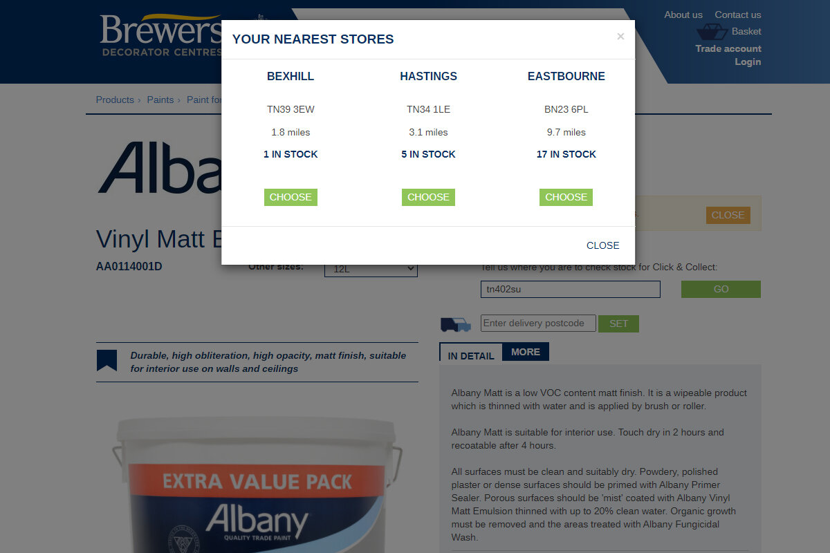 Check stock availability online