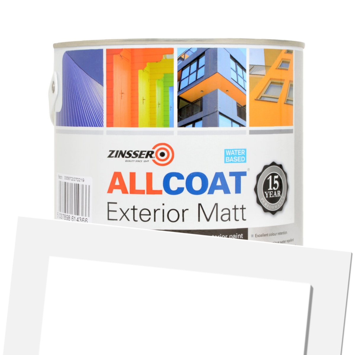 Zinsser AllCoat Exterior Matt 2.5L (PNG)
