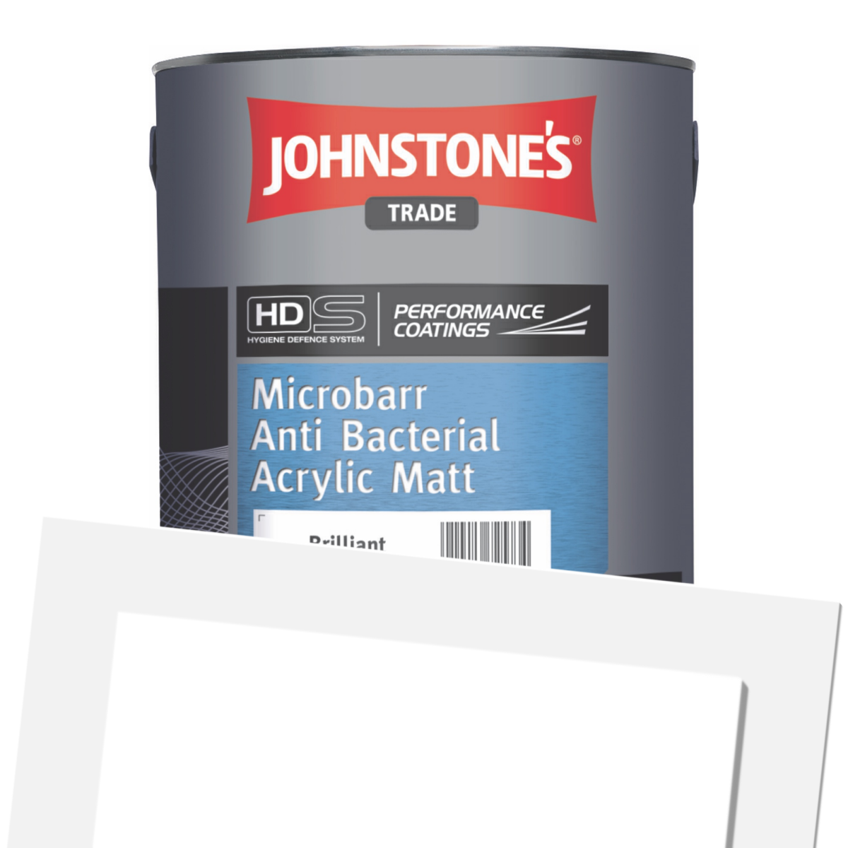 Johnstones Trade Microbarr Anti Bacterial Acrylic Matt 5L (PNG)