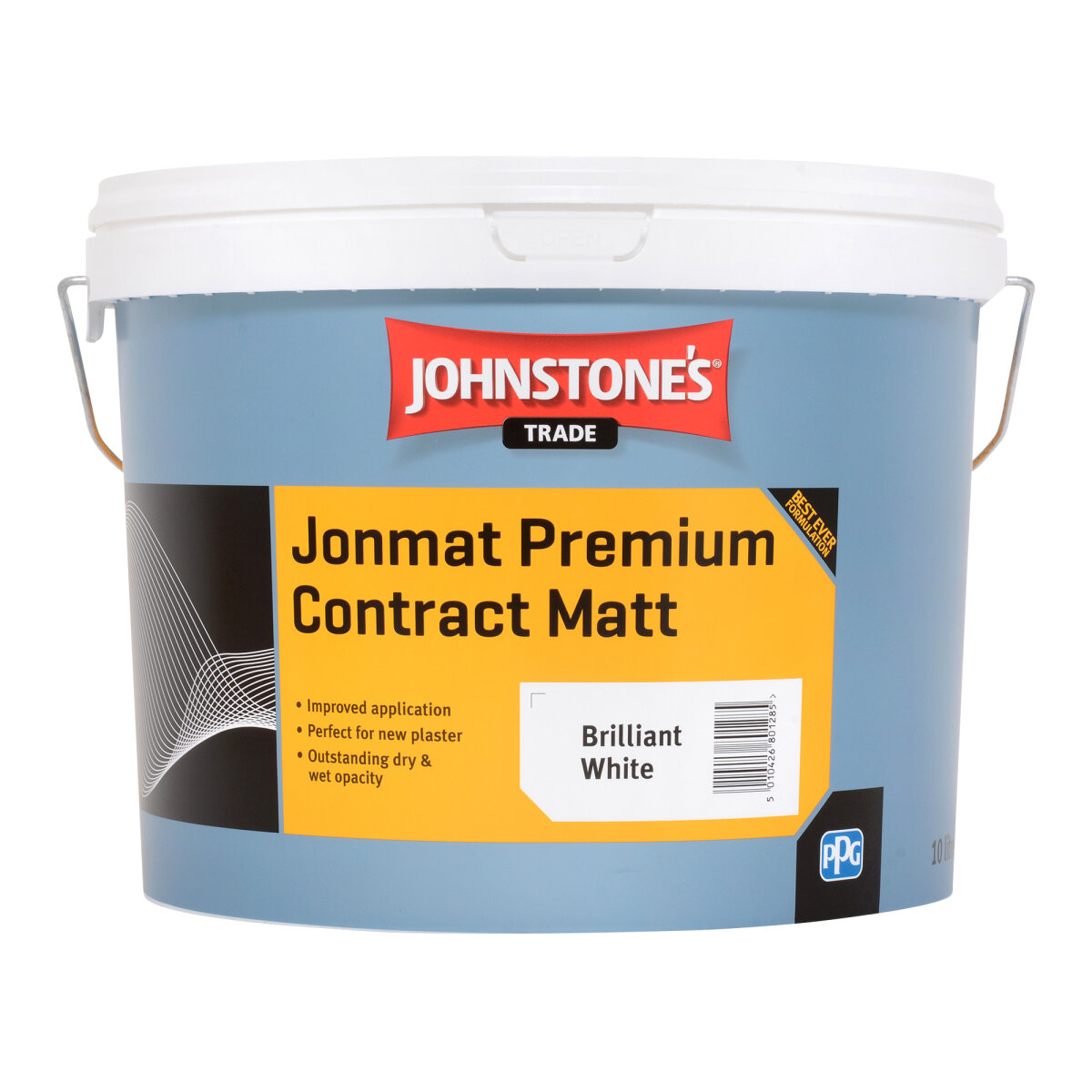 Johnstones Trade Jonmat B/White 10L