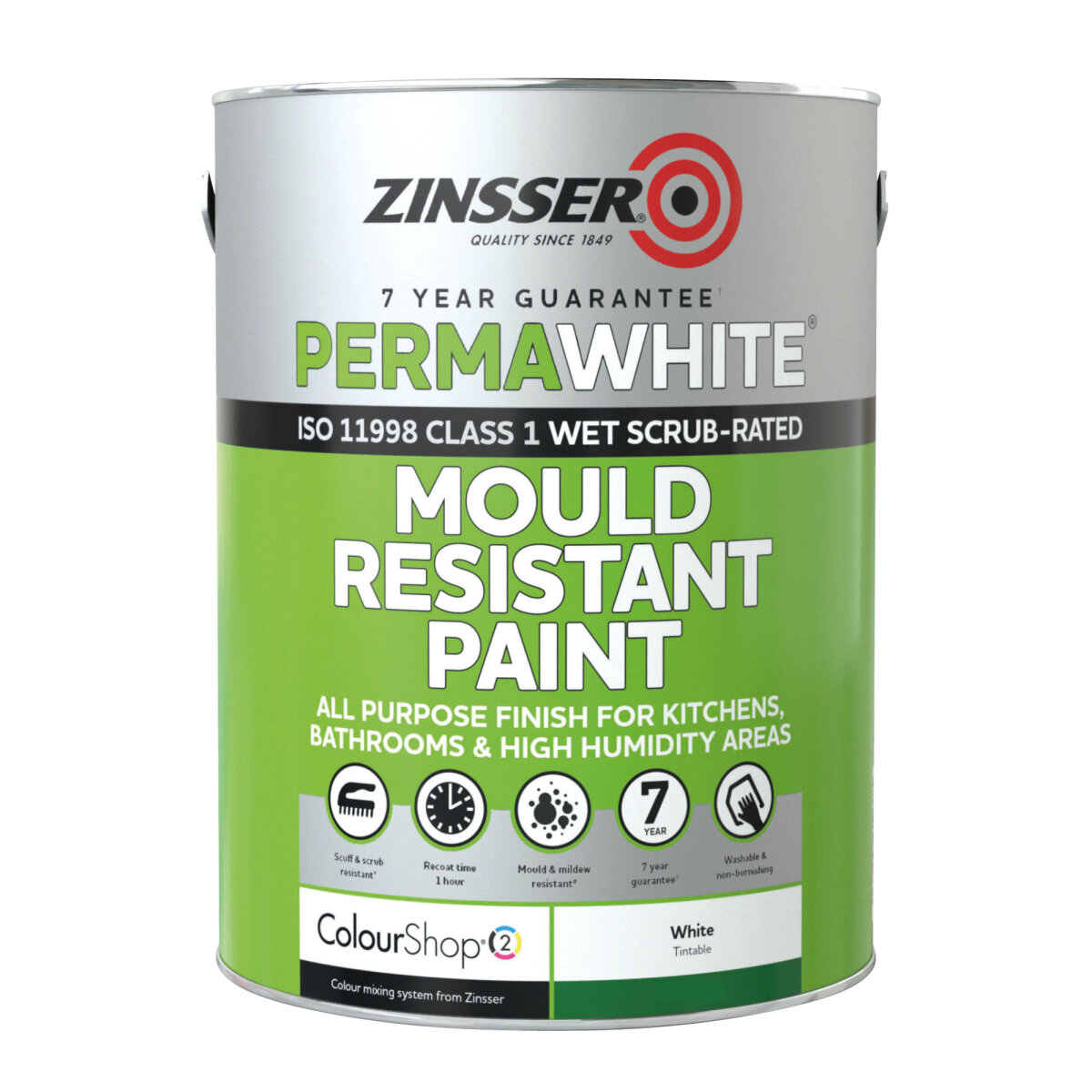 Zinsser Perma-White Interior Paint Matt 5L 