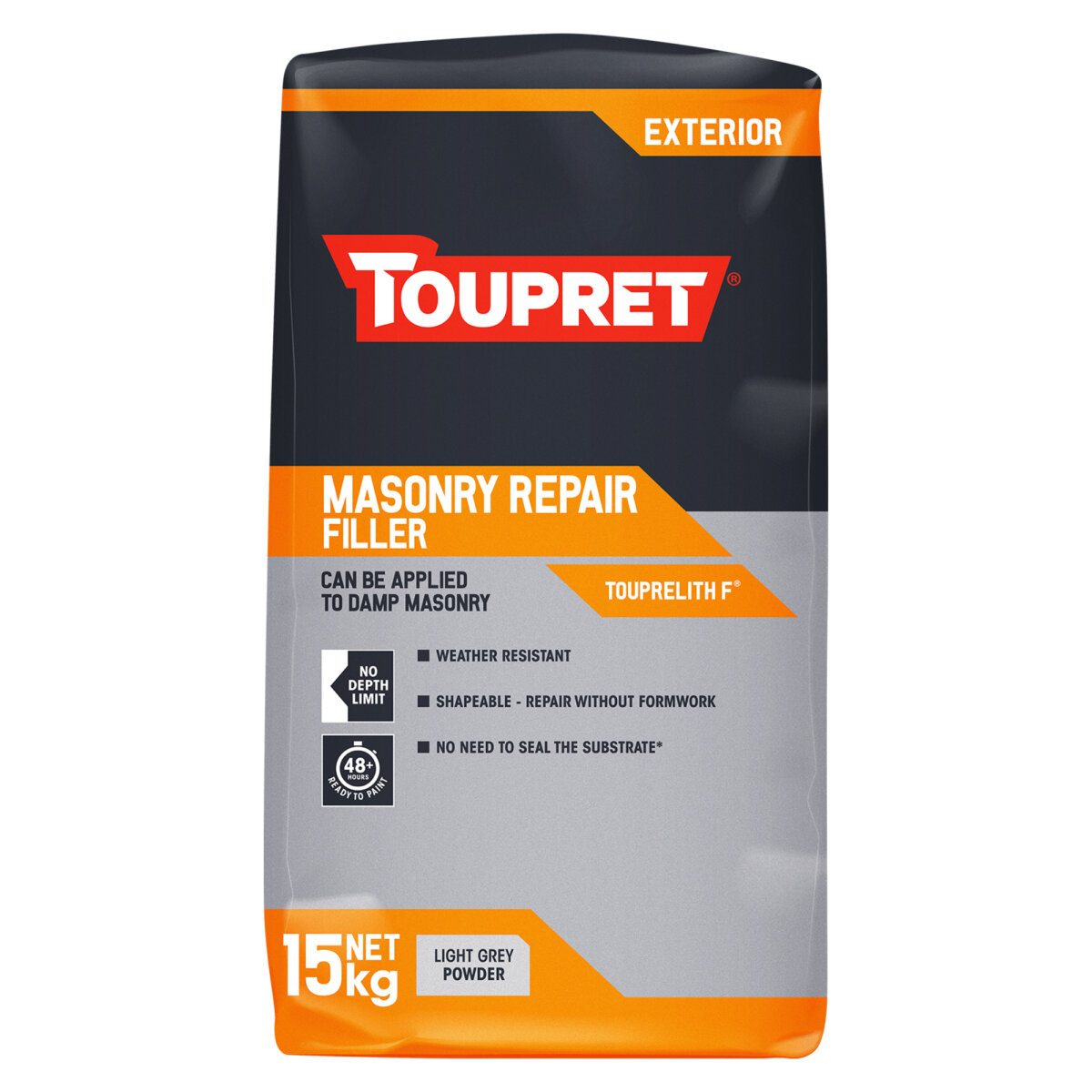 Toupret Touprelith F Masonry Repair Filler 15KG - Brewers Decorator ...