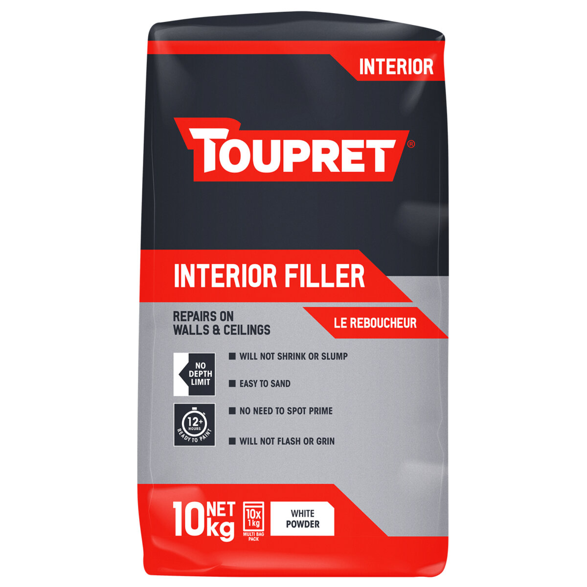 Toupret Le Reboucheur Interior Filler 10KG