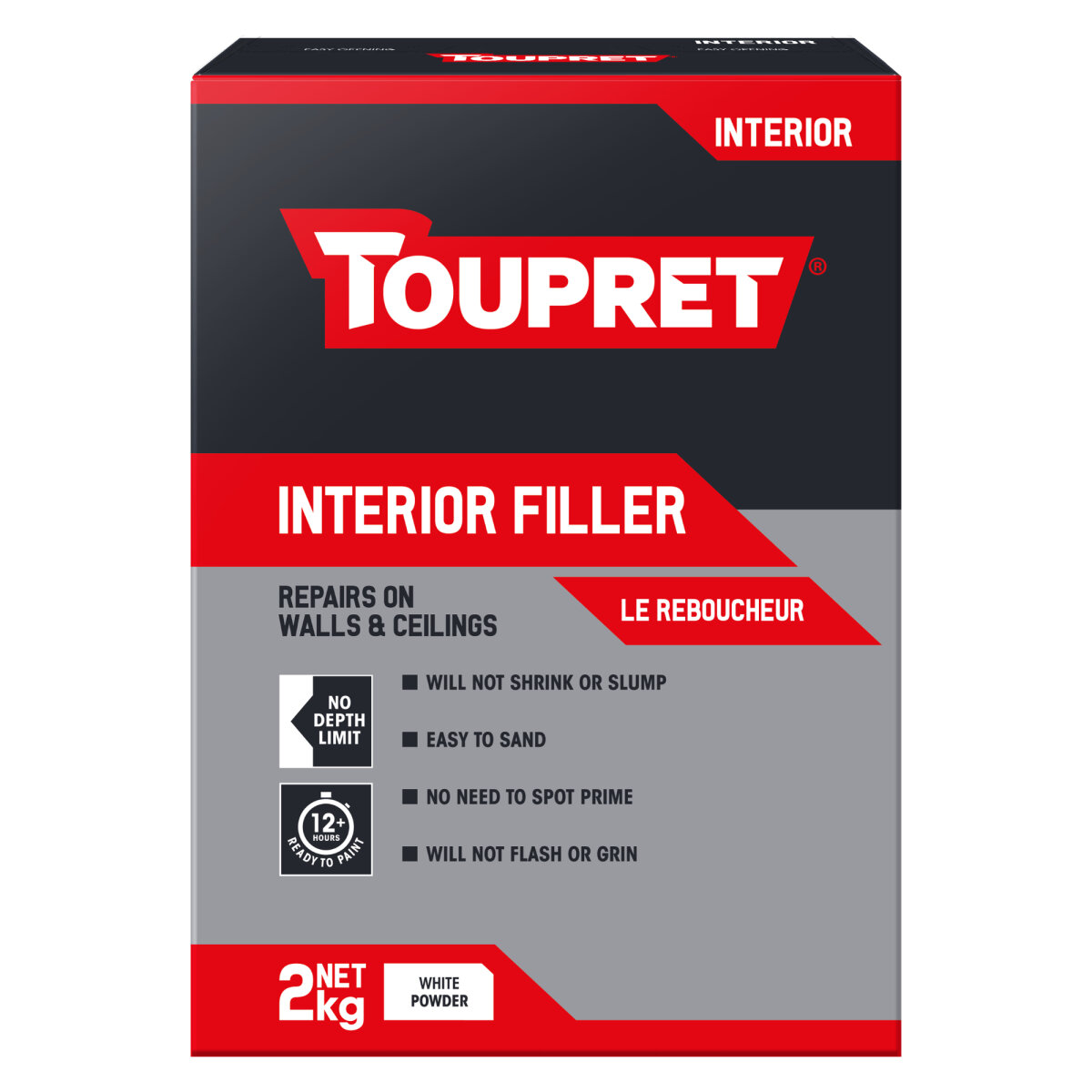Toupret Le Reboucheur Interior Filler 2KG