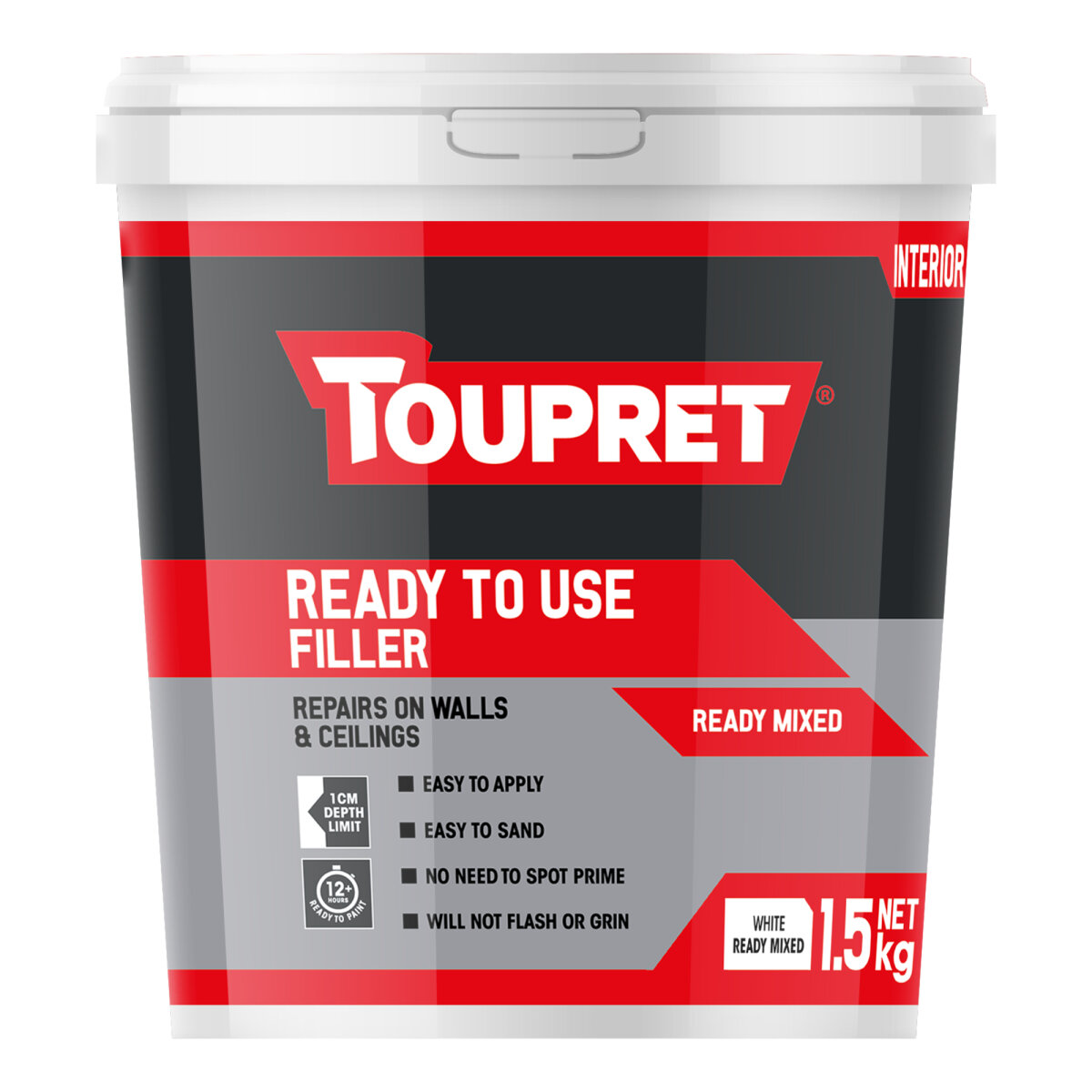 Toupret Ready Mixed Filler 1.5KG