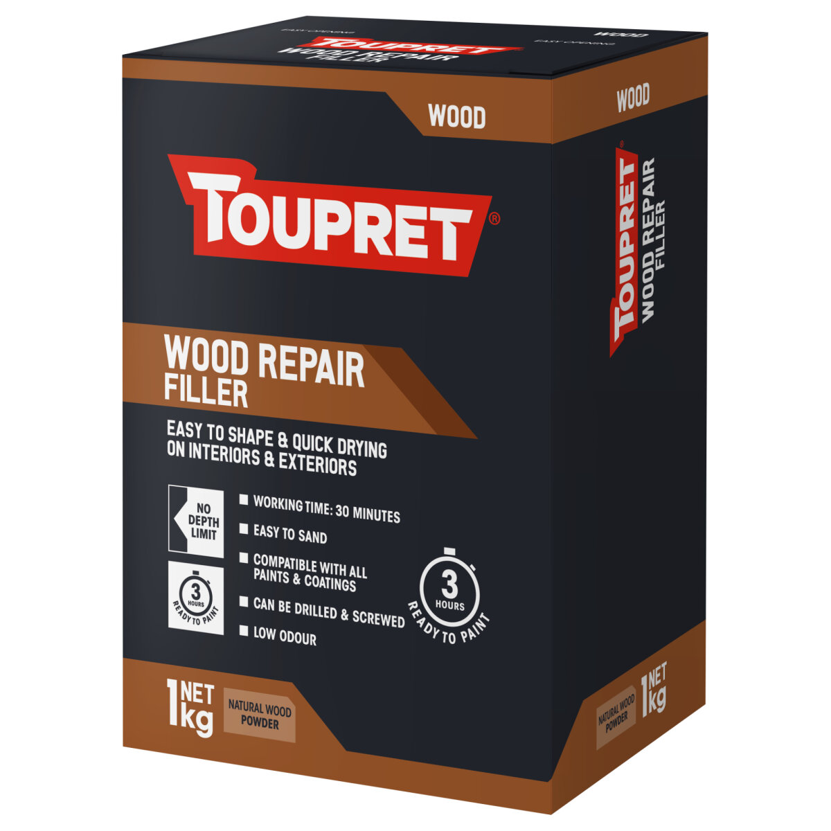 Toupret Wood Repair Filler 1KG