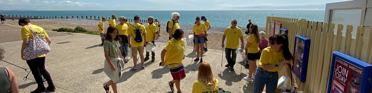 Eastbourne's contribution to the Million Mile Beach Clean