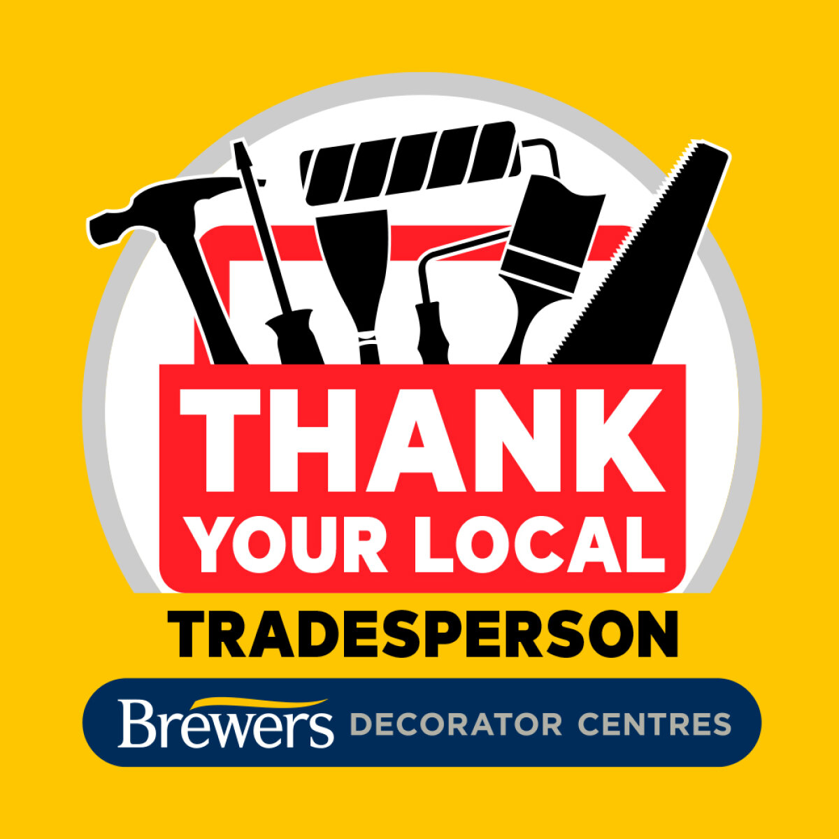 Thank your local tradesperson