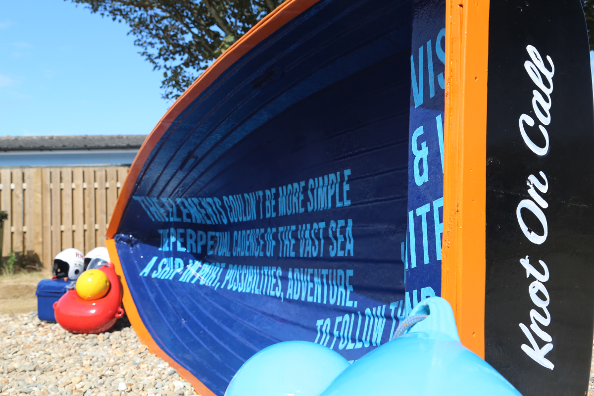 RNLI Newhaven Lifeboat Knot on Call