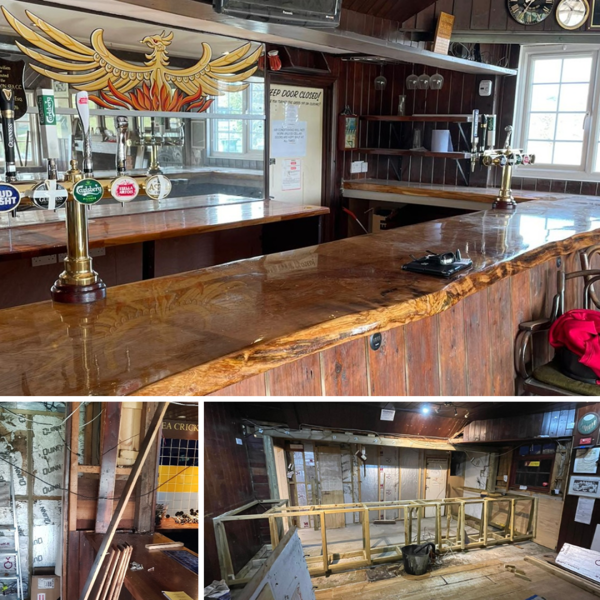 Bar Construction at Local Cricket Club