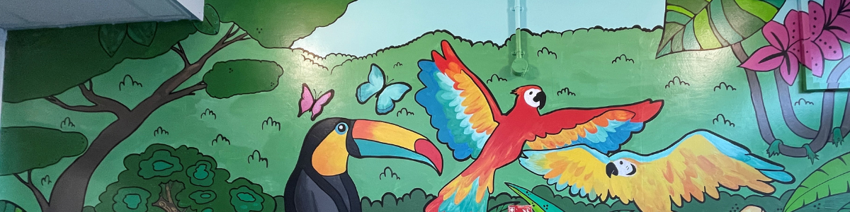 Rainforest Mural Inspires Children of Tollgate Primary School