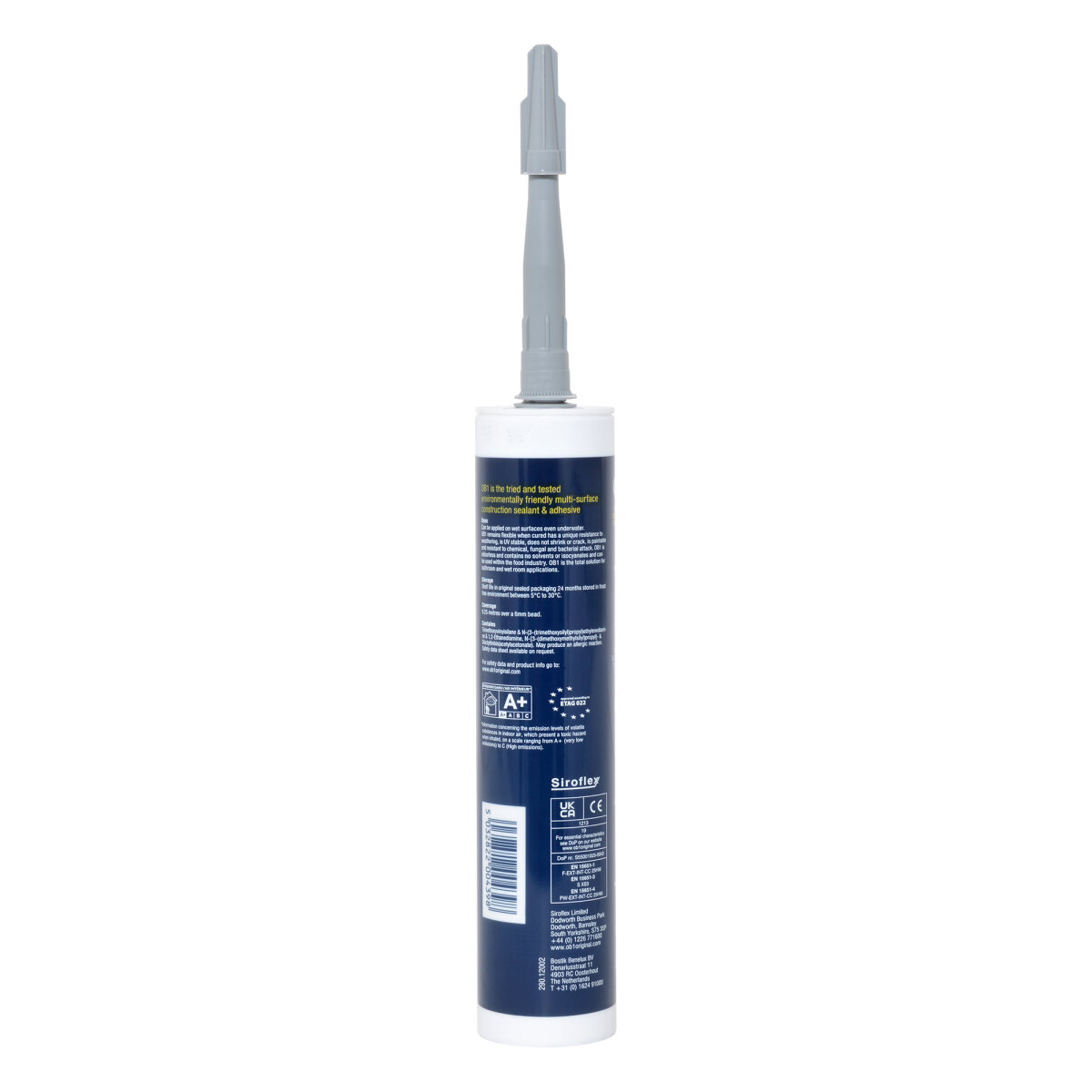 OB1 Multi Surface Sealant & Adhesive Grey 290ML
