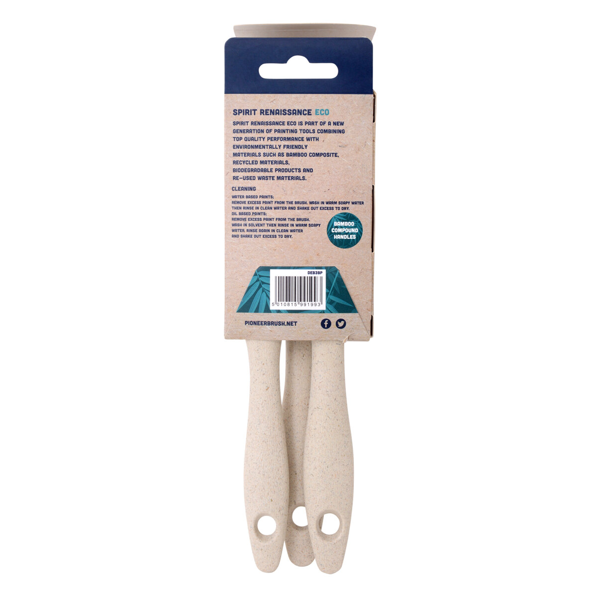 Deco Eco Brush Pyramid Box of 3
