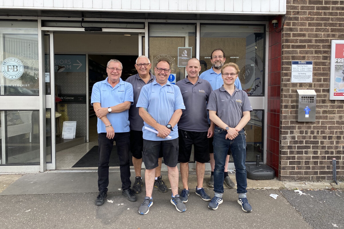 Brewers staff at Surbiton