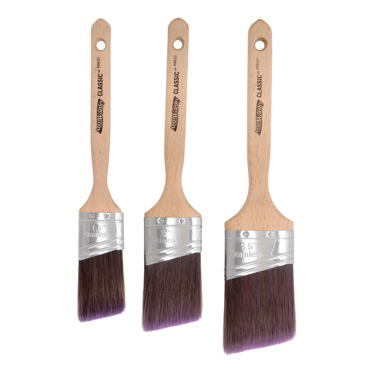Classic Semi-Oval Angle Long Handle Boxset (Pack of 3)