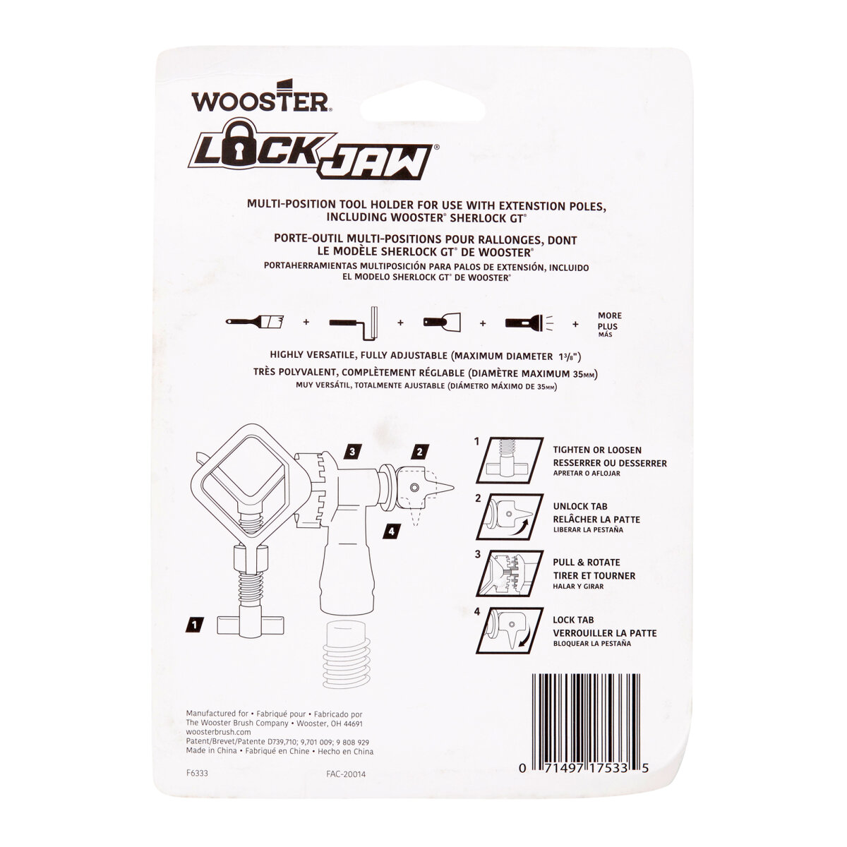 Lock Jaw Tool Holder