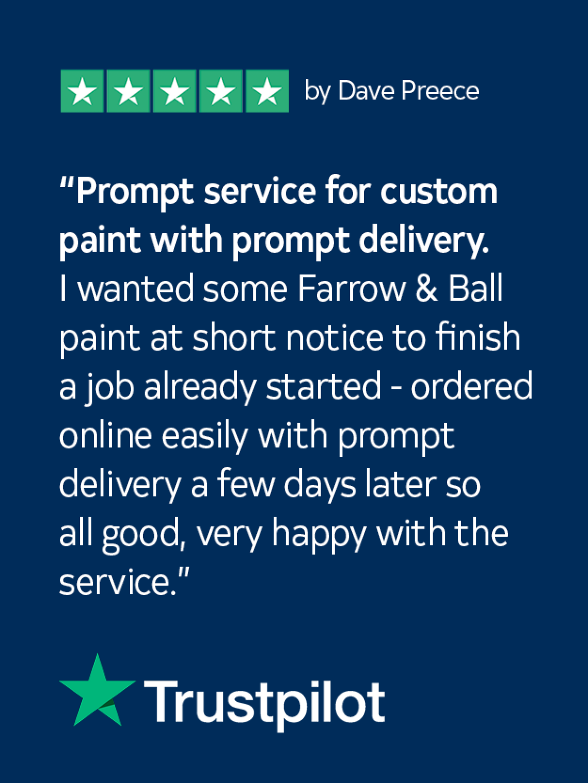 Trust Pilot Review